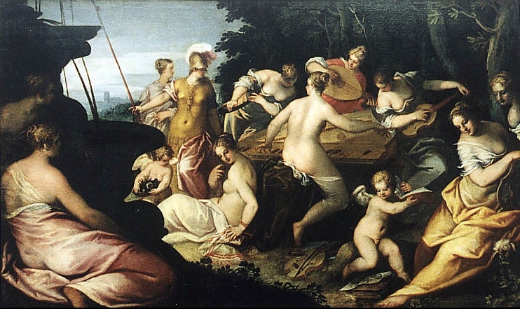 Minerva and the Muses